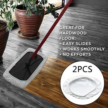 

2pcs Flat Mop Cloth Cover For Vanduck Steam Microfiber Cloth Rag 290*140mm Household Cleaning Home Appliance