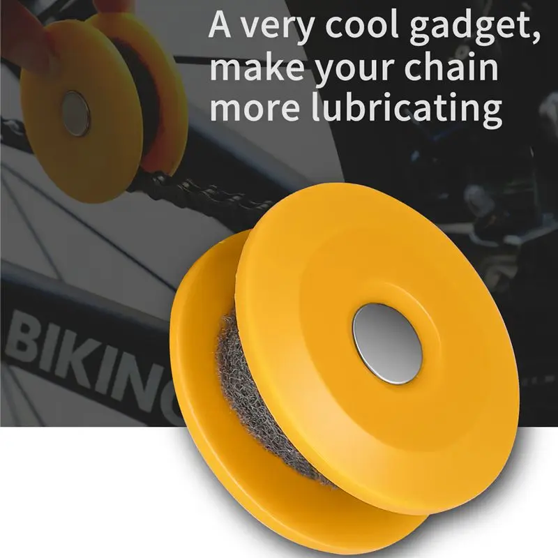 Bicycle Chain Cleaner Cycling Bike Machine Brushes Scrubber Wash Tool Lubricant Maintenance Tool photo