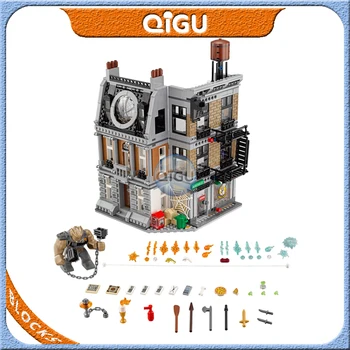 

Lepingo 07107 Avengers Marvel DC Superheroes Super Hero Sanctum Sanctorum Showdown Building Blocks Toys Compatible 76108 Bricks