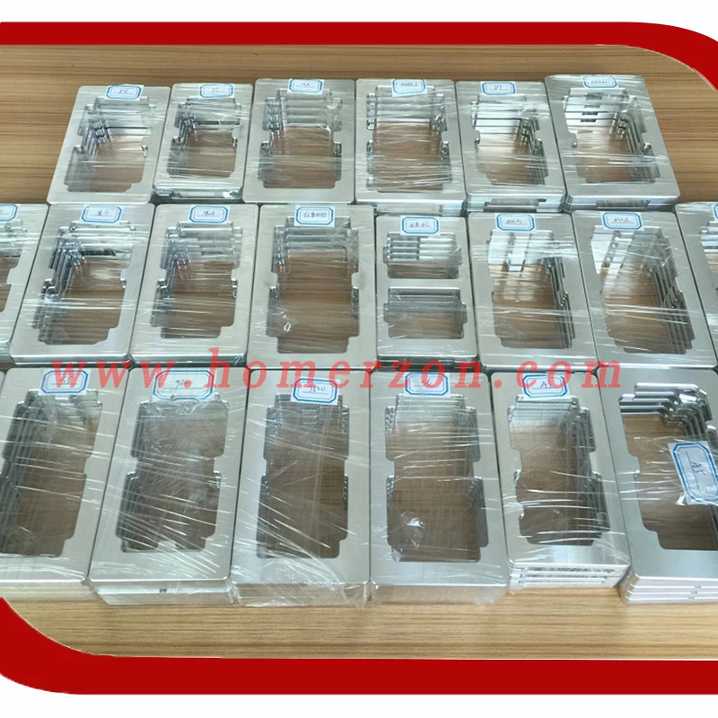 

Aluminium Alloy Metal Alignment Moulds For Samsung A10 A20 A30 A50 A70 Phone OCA Laminate Fixed Mold Replace Mold Glass Holder