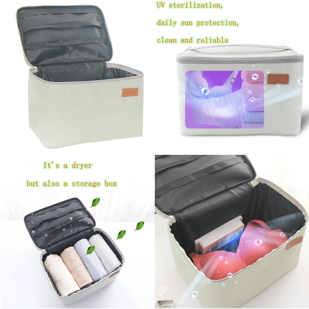 Portable UV Disinfection Bag Sterilizer Box Glasses Towel Anti-Bacteria Bag