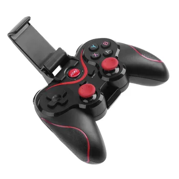 

X3 Wireless Phone Gamepad Portable Bluetooth 3.0 Controller Game Joystick for Tablet Cellhone Holder Support Adjustable Width