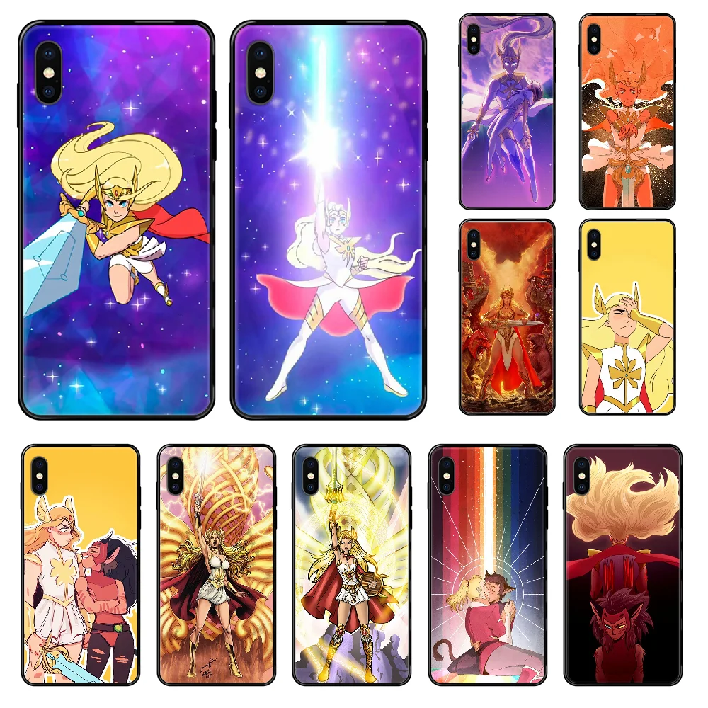 Чехол She Ra And The princess Of Power для телефона iphone 4 4s 5 5S SE 5C 6 6S 7 8 plus X XS XR 11 PRO MAX 2020 черный