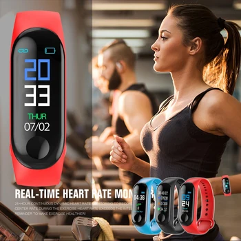 

Willkey M3 plus Smart Wristband Smart Bracelet Color Screen Smart Band Heart Rate Activity Fitness Tracker Smart Watch