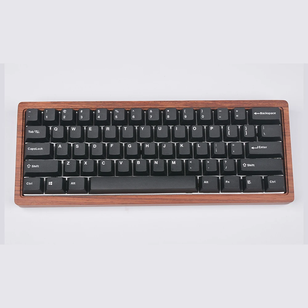 Механическая клавиатура RGB60 DIY Деревянный чехол фонарик с программируемой