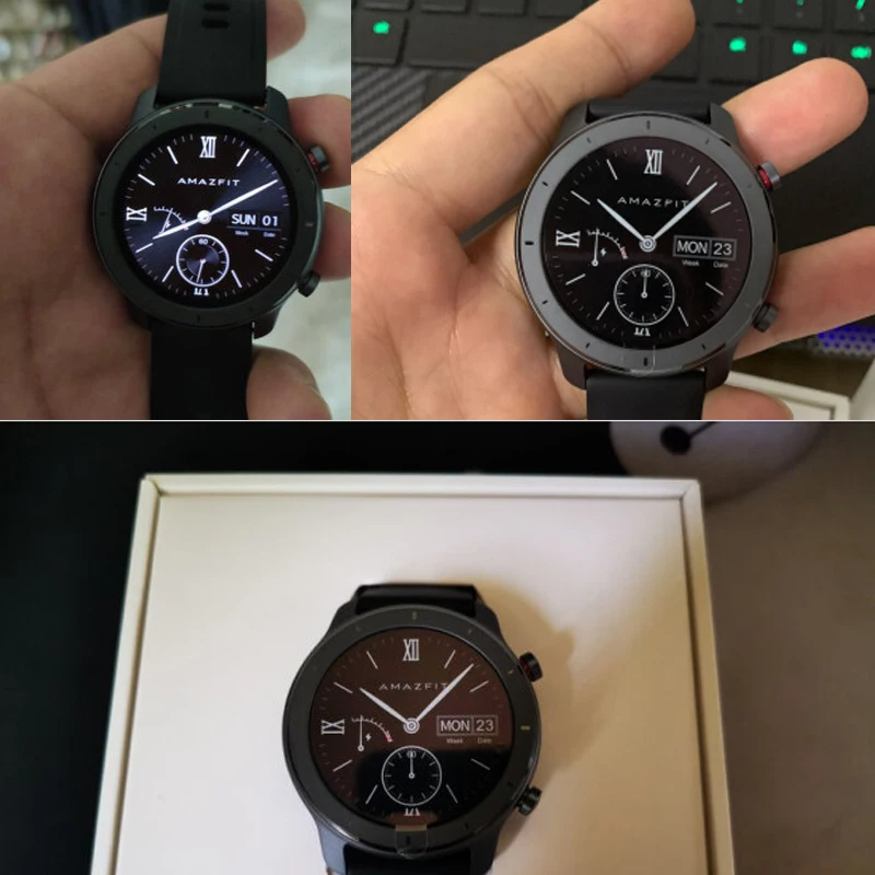 Huami Amazfit GTR 42 мм gps Смарт-часы Мужские 5ATM водонепроницаемые Смарт-часы 12 дней батарея AMOLED экран 12 спортивных режимов для Xiaomi