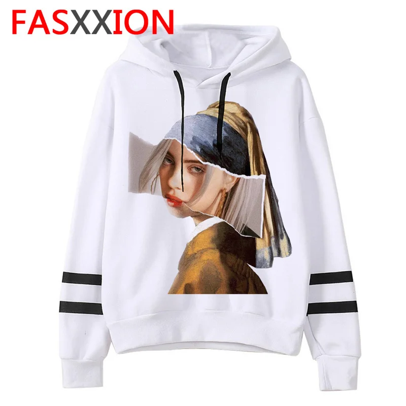 Billie Eilish Толстовка для женщин/мужчин эстетические толстовки ulzzang графическая забавная одежда уличная Корейская с капюшоном негабаритная уличная одежда - Цвет: 2151