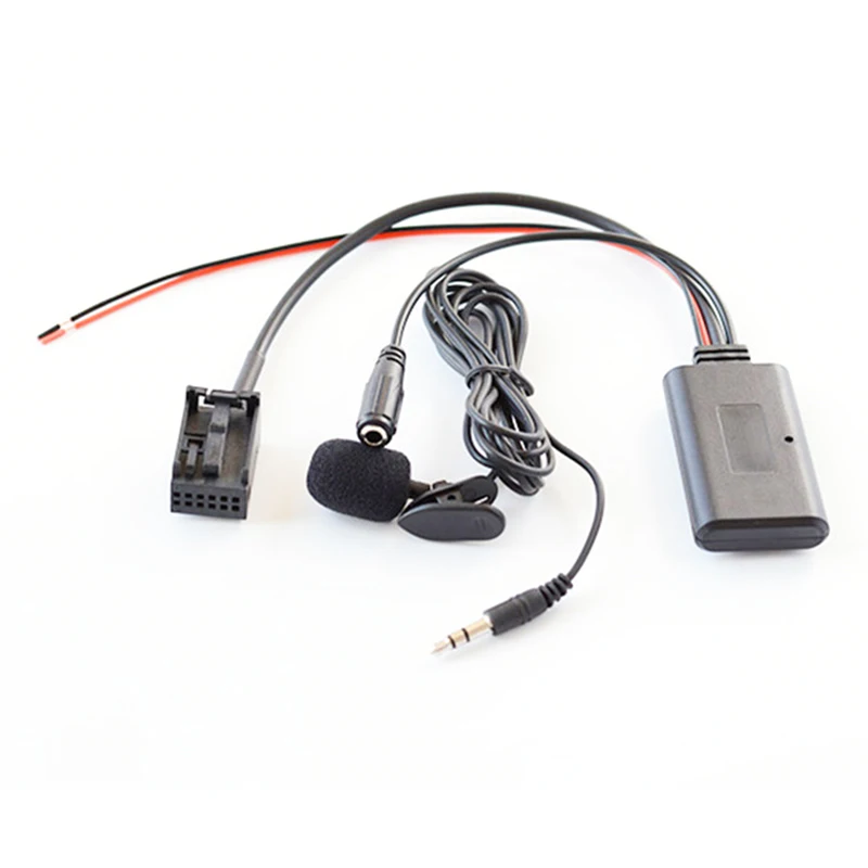 Автомобильный Bluetooth Aux беспроводной микрофон для телефонных звонков адаптер