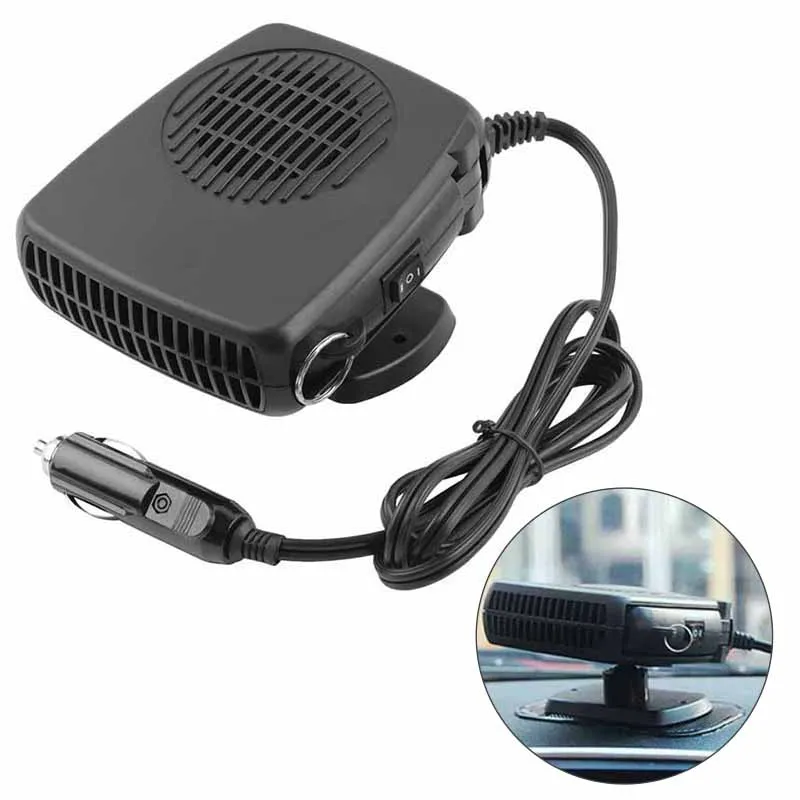 12V Car Vehicle Heating Heater Fan Car Defroster Demister Instant Heating With Foldable Handle Overheat Protection Dropshipping