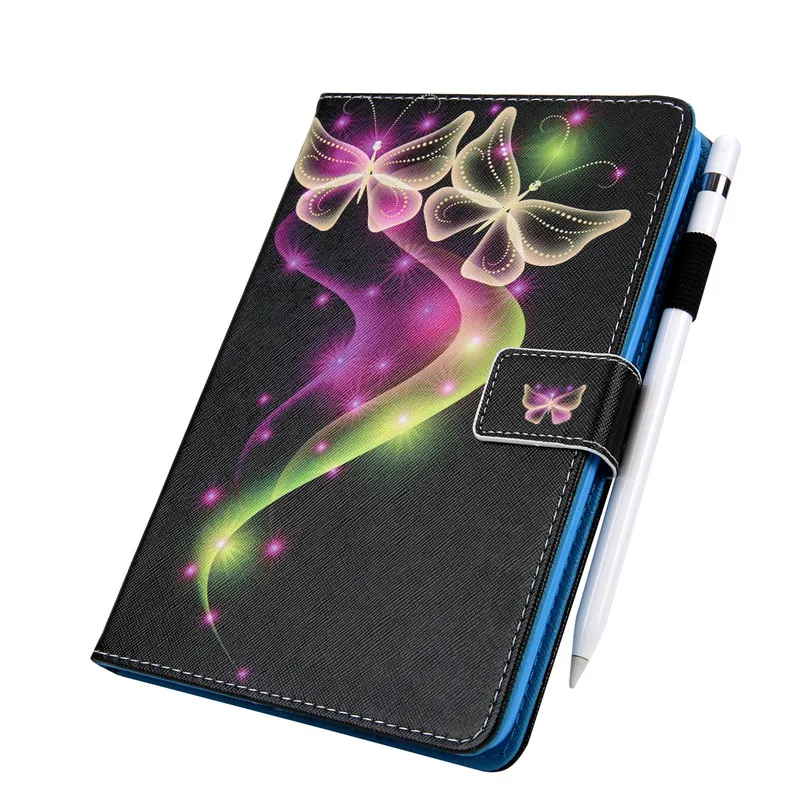 Pro 11 ''чехол для iPad iPad Pro 11 дюймов Funda тигр панда мультфильм животных цветочный Бумажник Обложка для iPad Pro 11 чехол