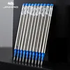 10PCS Set Ballpoint Pen Refill JINHAO Standard Black and Blue Ink Rollerball Pen Refill 0.5MM 0.7MM Office School Accessories 1