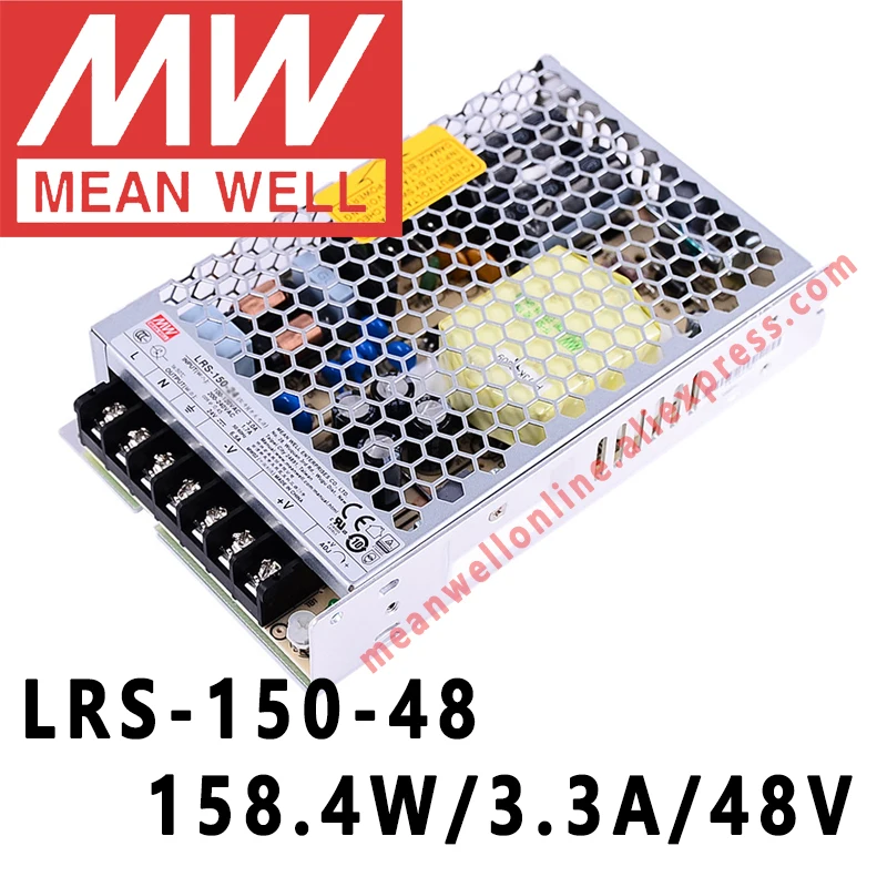 

Mean Well LRS-150-48 meanwell 48VDC/3.3A/158W Single Output Switching Power Supply online store