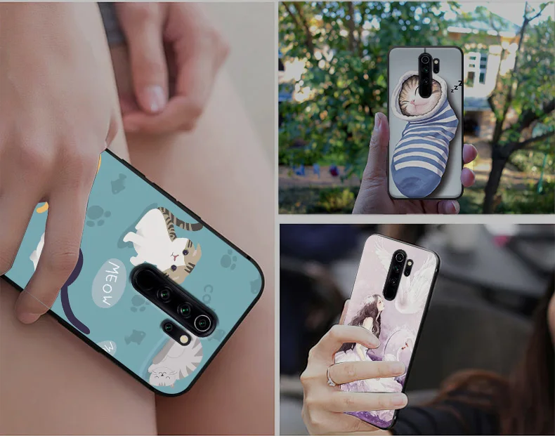 Чехол для Xiaomi Redmi Note 8 T 8 Pro, Мягкий ТПУ силиконовый Модный чехол для Xiaomi Redmi Note 8 Note8T 8 T Pro, задняя крышка для телефона