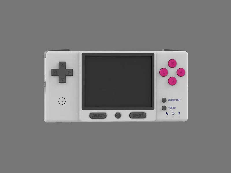Портативная игровая консоль DIGIRETRO Boy для ретро-игр, совместимых с официальными картами GBA - Цвет: GRAY