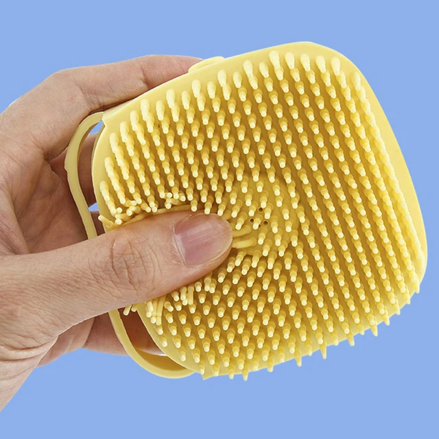 Gants de Massage pour la salle de bain brosse en Silicone souple accessoires pour animaux de