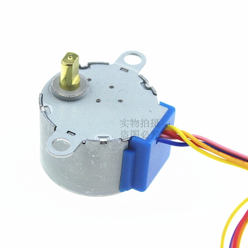 

DC 5V 4-phase 5-wire stepper motor 28YBJ-48 28BYJ48 deceleration stepper motor 25CM test leads transformer electric