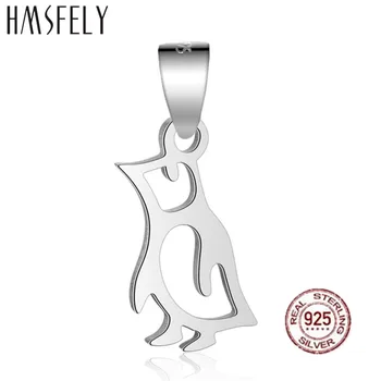 

HMSFELY Charm Penguin Pendant DIY Charms Bracelets Accessories 925 Sterling Silver Dangles For Necklace Jewelry Making 1pcs