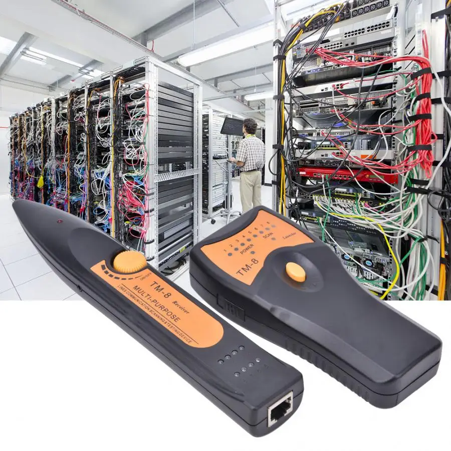 Автоматический выключатель искатели TM-8 UTP STP RJ45 RJ11 LAN Сетевой кабель тестер Finder телефонный провод автоматический выключатель Finder