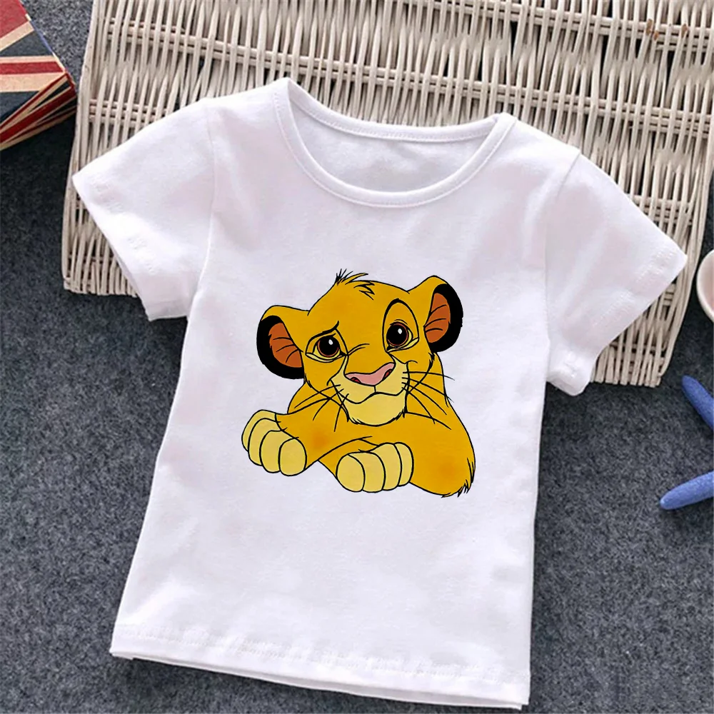 Kids T Shirts For Boys Girls Summer Short Sleeve Lion King Simba ...