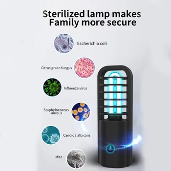 

UV Sterilizer Light Ultraviolet Lamp UVC Sterilizer Light Bulb Portable USB Ozone Quartz Led Home Clean Air UVC Light Sterilizer