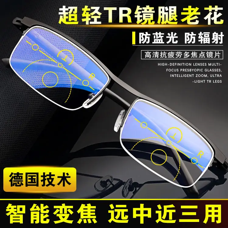 Мужские пресбиопические линзы двойного назначения Интеллектуальный