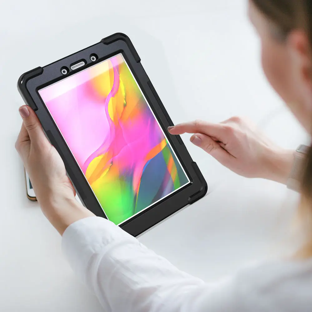 IBuyiWin тяжелый противоударный чехол для Samsung Galaxy Tab A 8,0 SM-T290/T295/T297 8," планшет Funda чехол с плечевыми ремнями
