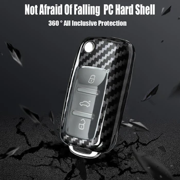 

High-grade Quality Car key case Wallet Decorating For Volkswagen VW Passat Golf 6 Jetta Bora Polo Sagitar Tiguan Lavida 3 BTN