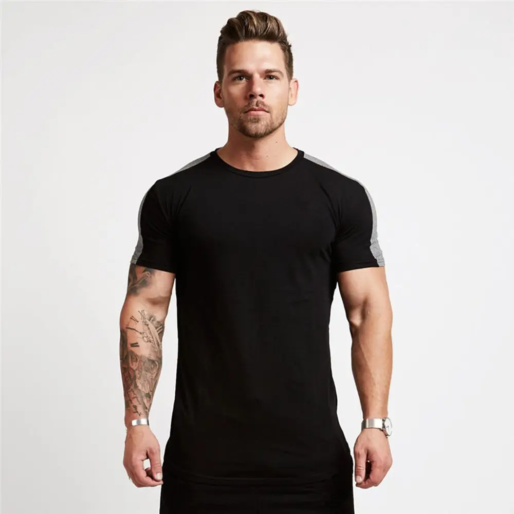 Bodybuilding Fitness Men’s Cotton Short Sleeve T Shirt - Men's Fitness ...