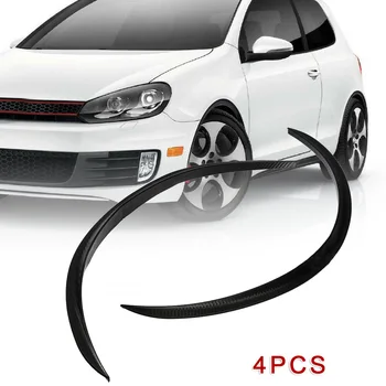 

4PCS Car Interior Wheel Eyebrow Arched Fender Flared Bar Protection Trim Car Styling Universal
