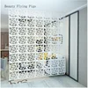 8 pieces 29x29cm hanging screen living room partition panel partition wall art Diy home decoration white hollow artificial wood ► Photo 2/6