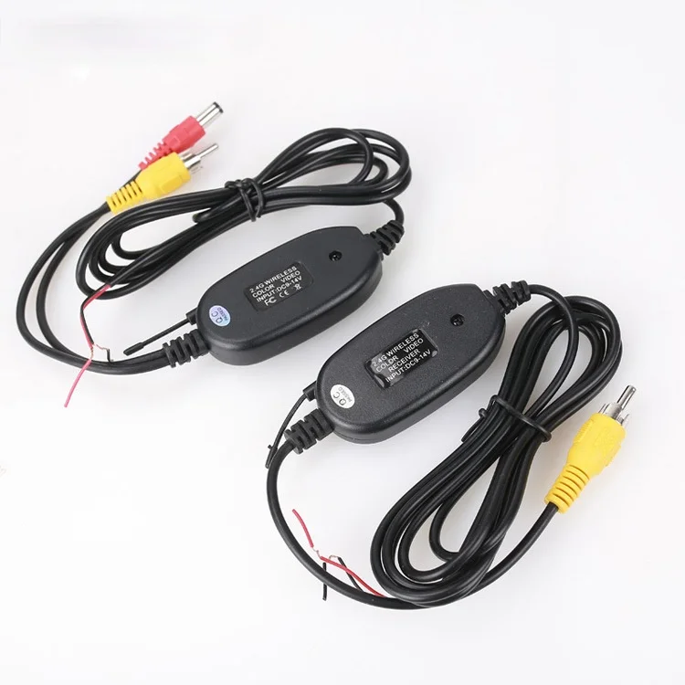 

2.4Ghz Wireless Camera Video Transmitter and Receiver for Car Rear View Camera reverse backup and Car DVD Player Parking Monitor