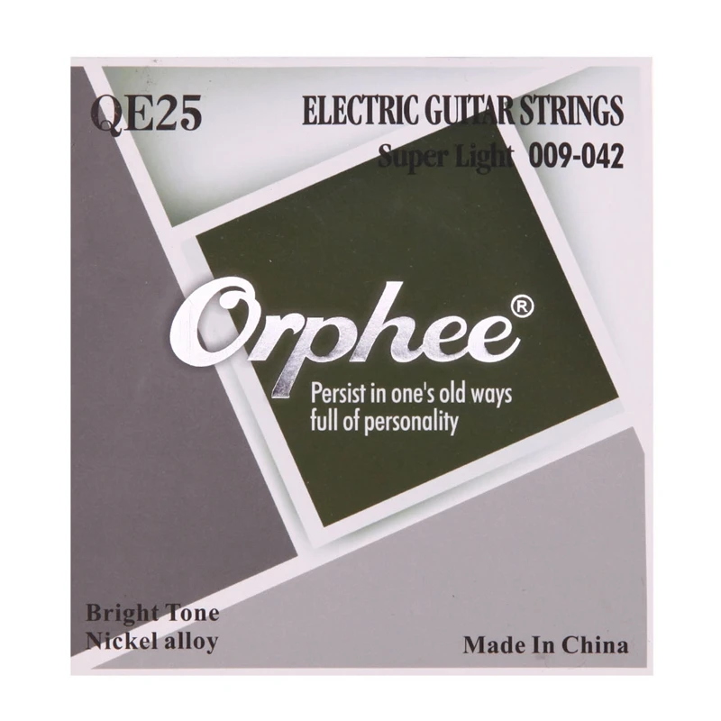 Orphee 10 набор профессиональных гитарных струн никелевый сплав покрытые