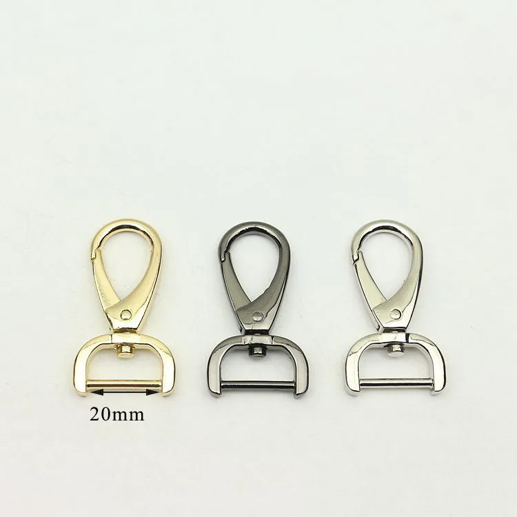 10/30pcs16/20/25/32 мм металлический LuggageSwivel клипса с карабином пряжкой защелкивающаяся Застежка Сумки Пряжка Крючки для вязания крючком DIY аппаратных аксессуаров BF343