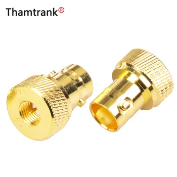 

10pcs/lot Brass Gold Plated SMA Male to BNC Female Connector RF Coaxial Coax Adapter R Connector Wholesales