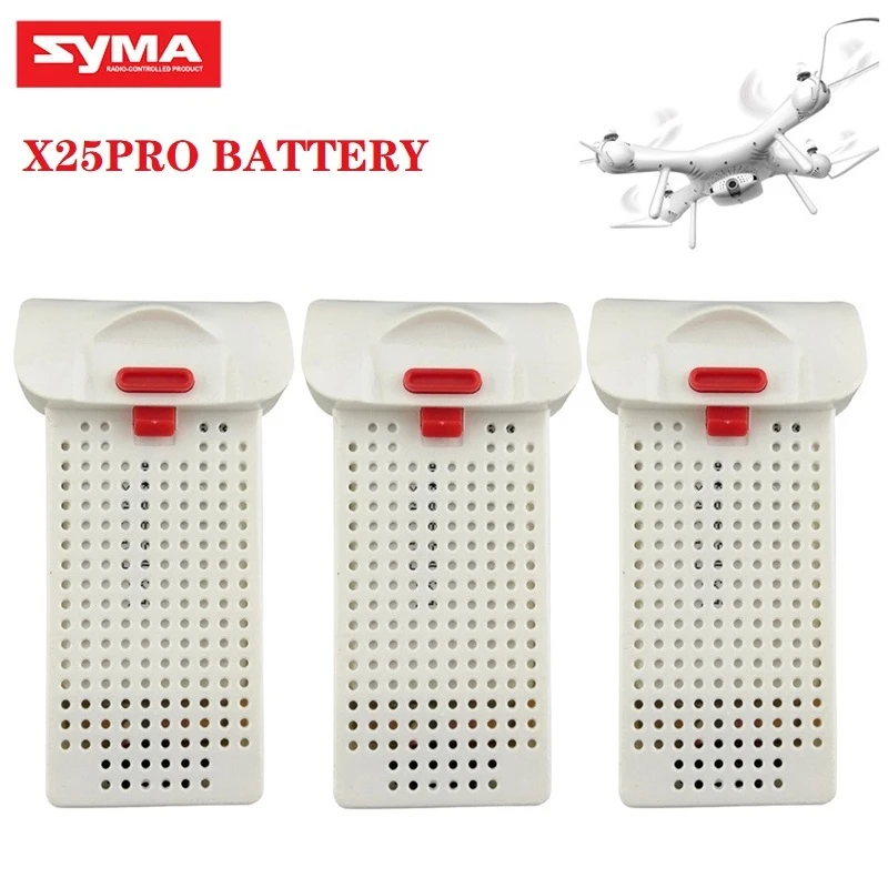 3Pcs/sets 7.4V 1000mAh Battery for SYMA X25PRO RC Drone Lipo Battery RC ...