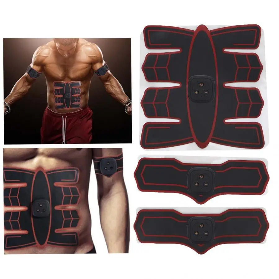 EMS умный фитнес-стимулятор для тренировки мышц тела бытовой брюшной мышцы патч-инструмент