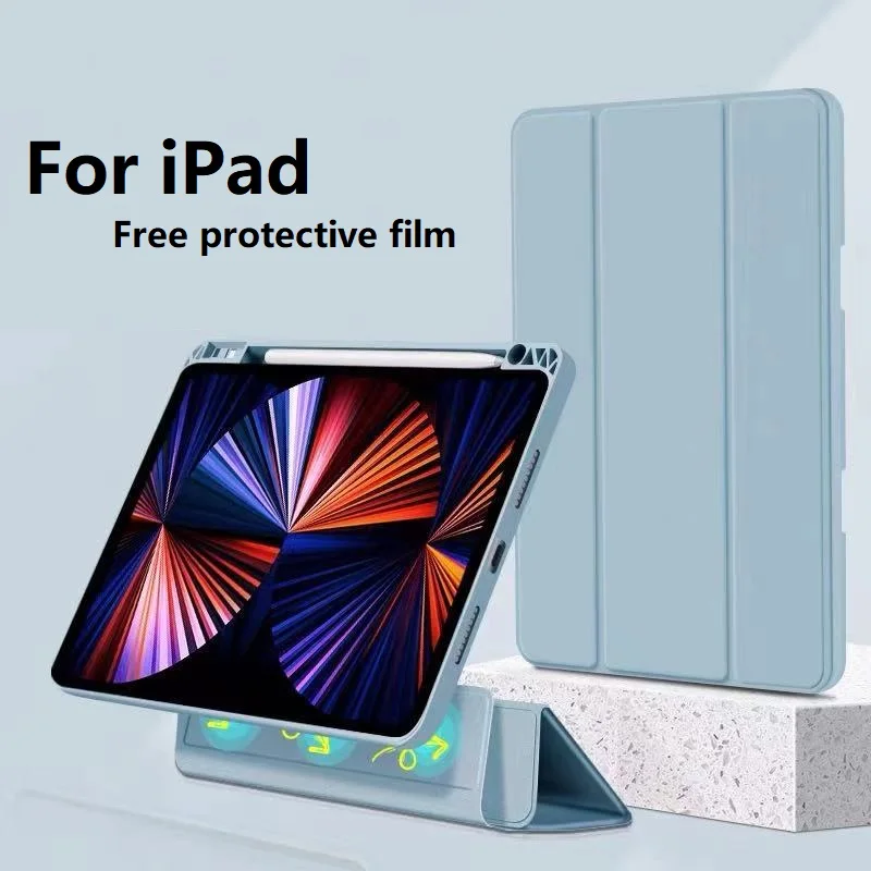New iPad Pro 11 Case 2021 Magnetic Removable Air 4 Soft bottom better heat dissipation iPad Pro 12.9 Case Tablets & e-Books Case