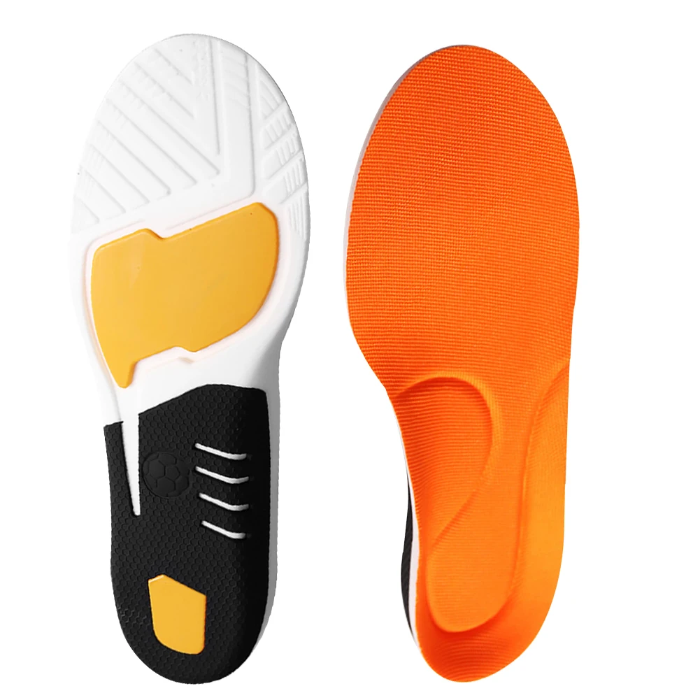 

1 Pair PU Arch Support Gel Soft Running Inserts Sports Shoe Insoles Men Women Athlete Performance Foot Care Shock Absorption