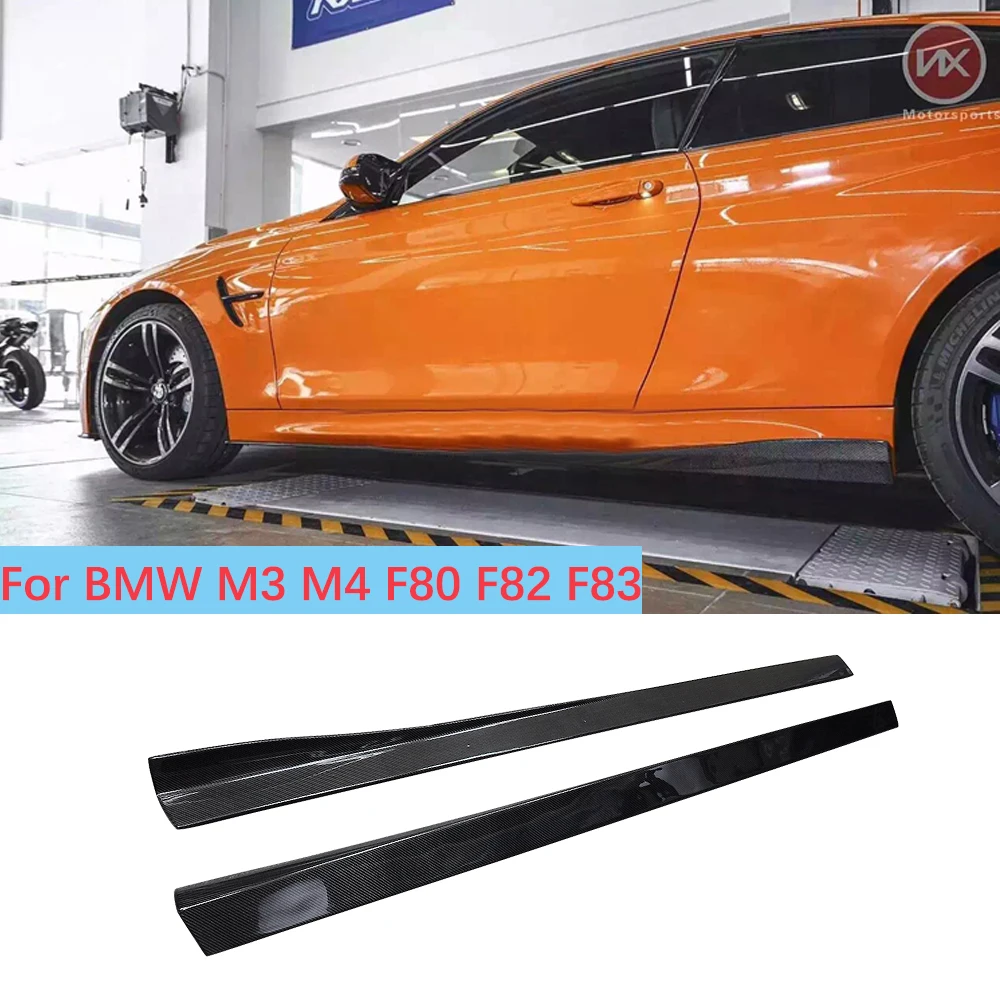 Боковая юбка бампера из углеродного волокна для BMW F80 M3 F82 F83 M4 2014-2019 автомобильные