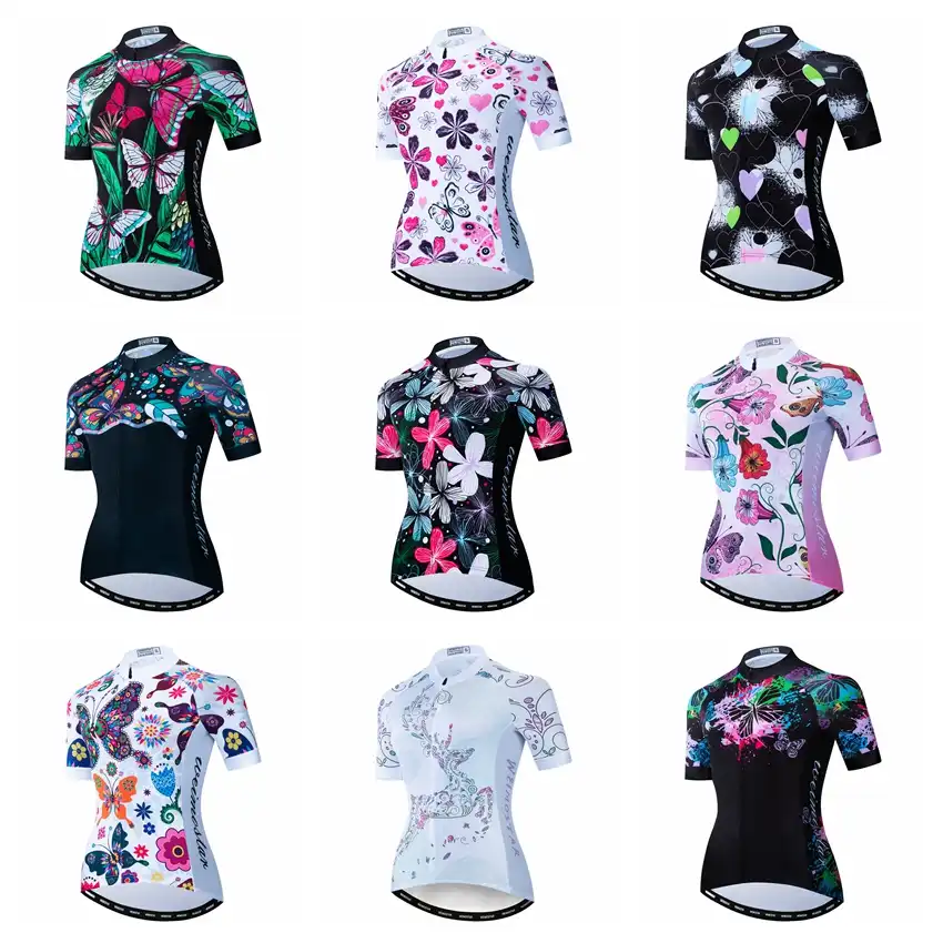 Short Cycling Jersey MTB Biking Shirt Jacket Clothing Ride Maillot Sports Racing