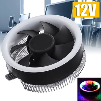 

PC CPU Cooler Fan Heatsink LED Aperture CPU Cooling Fan Quiet Radiator For Intel 775/1366/1150-1156 for AMD AM2/AM2+/AM3/AM3+