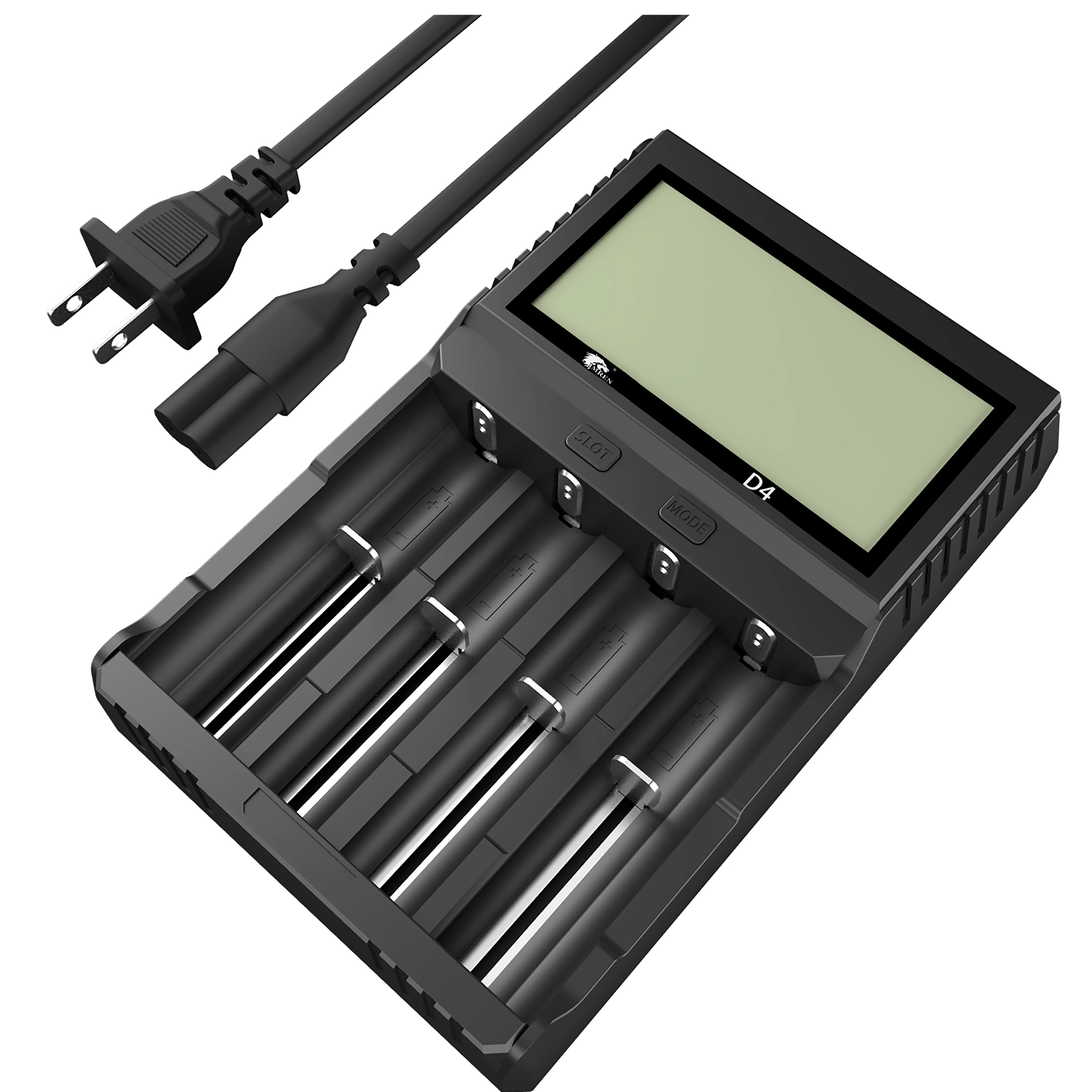 Carregador de Bateria Li-ion a aa Imren Original qc Circuitos Inteligentes Seguro Global Aaa Aaaani-mh 18650 21700 26650 100% d4 Usb - Image 5