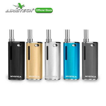

AIRISTECH airis Mystica 2-in-1 Vape Pen Kit for CBD/Thick Oil and Wax 510 Thread Cartridge Included Window View E-cigarette