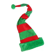 Год Рождество Санта Клаус длинная шапка Забавные Вечерние наряды клоун зима теплый мягкий плюш Рождество Хэллоуин шляпа
