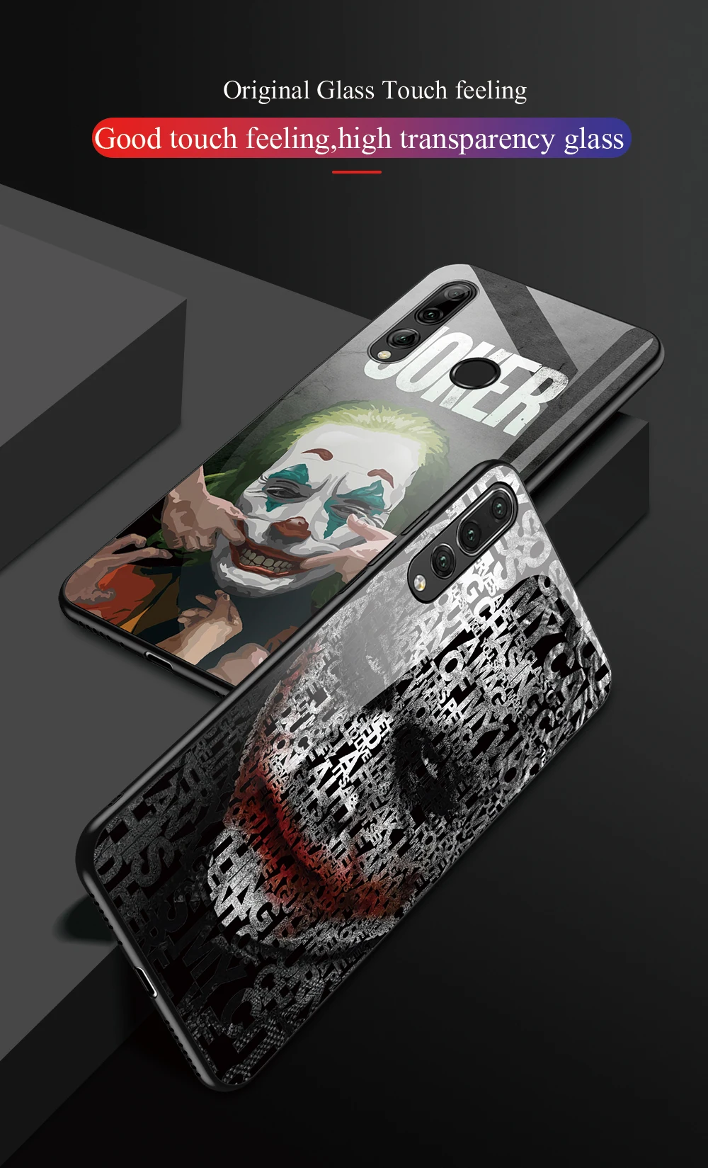 DIY чехол для huawei Honor 8x Joker стеклянная задняя крышка для huawei Nova 3 4e Honor 20i 8x Max 9i 9x pro V9 V10 V20 Note 10 Play чехол