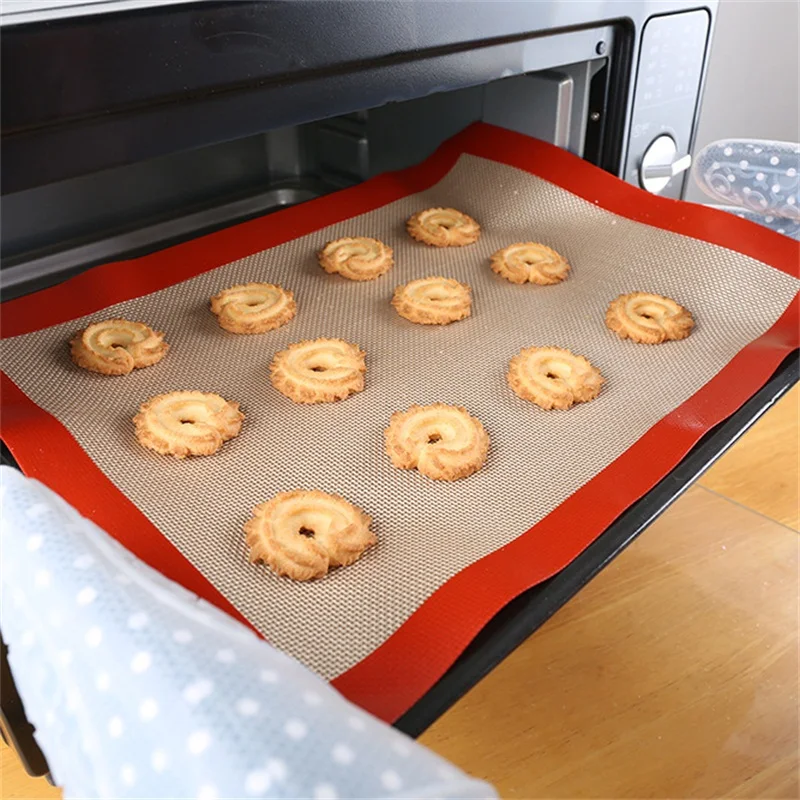 3 Size Cooking Silicone Mat Non-Stick Baking Pad For Cake Cookie Macaron Oil Proof Baking Liner Pastry Mat Bakeware Z