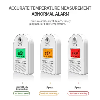 

Hot K5 Automatic Thermometer Infrared Sensor Super Lcd Display Voice Switch Non-Contact Automatic Thermometer