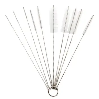 

10pcs Tattoo Cleaning Brush Airbrush Spray Cleaning Nozzle Brush Tattoo Accessories Environmental Spray Brushes
