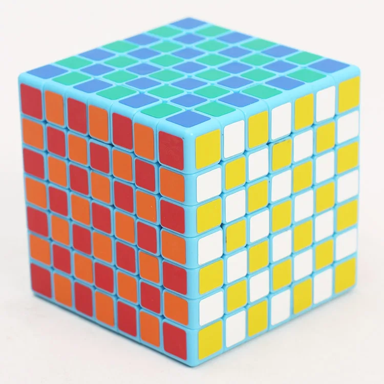 Shengshou 7x7 куб скорость волшебный черный Stickerless головоломка Cubo magico для 7x7x7 Stickerless головоломка обучающая игрушка для детей
