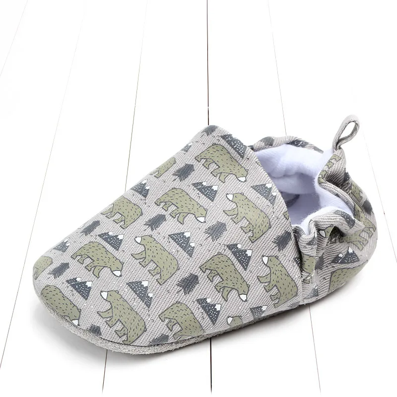 Bavlněné boty pro novorozence se zvířátky